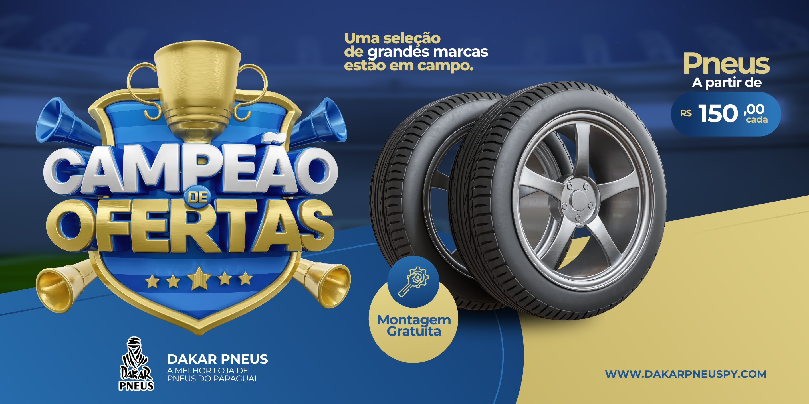 Dakar Pneus - Loja e instalação de pneus